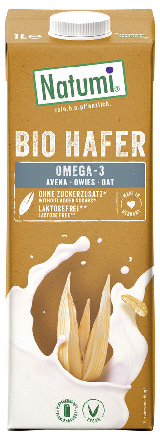 Napój Owsiany Omega-3 Bez Dodatku Cukrów BIO (3 szt x 1 l)