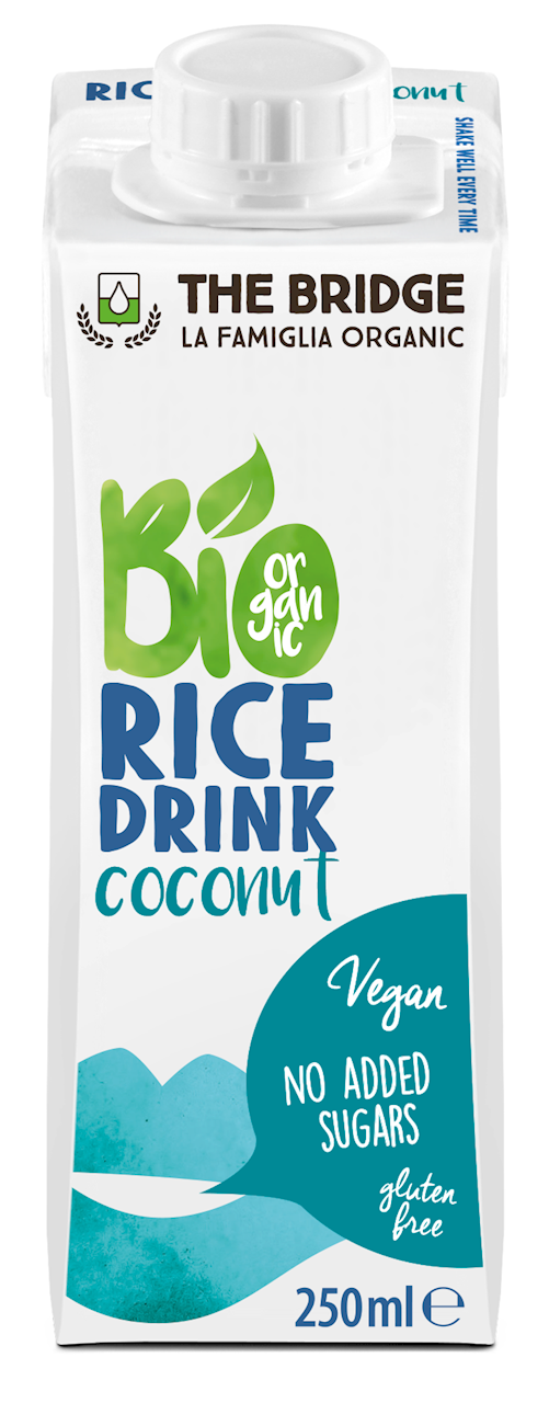 Napój Ryżowo - Kokosowy Bez Dodatku Cukrów Bezglutenowy BIO (6 szt x 250 ml)