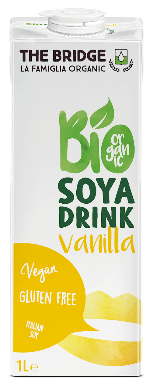 Napój Sojowy o Smaku Waniliowym Bezglutenowy BIO (3 szt x 1 l)