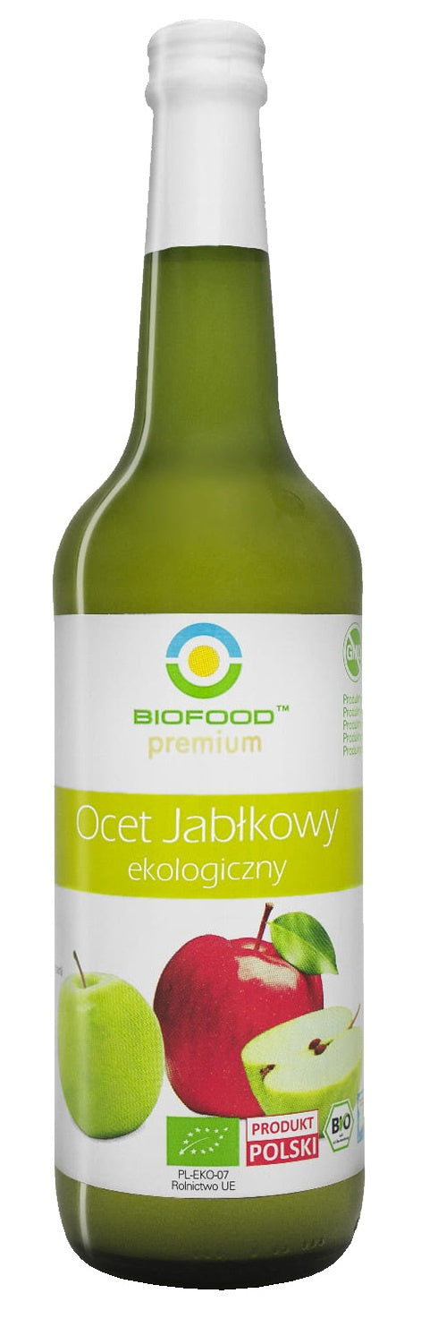 Ocet Jabłkowy 5 % Niefiltrowany BIO (3 szt x 700 ml)