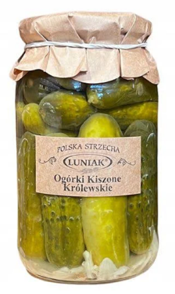 Ogórki Kiszone Królewskie 710 g () (3 szt x 410 g)