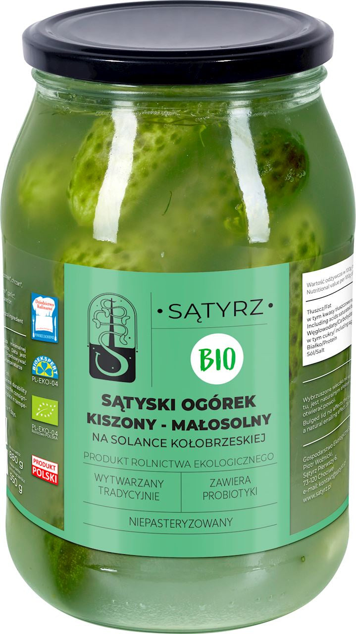 Ogórki Małosolne Sątyskie BIO 880 g () (2 szt x 550 g)