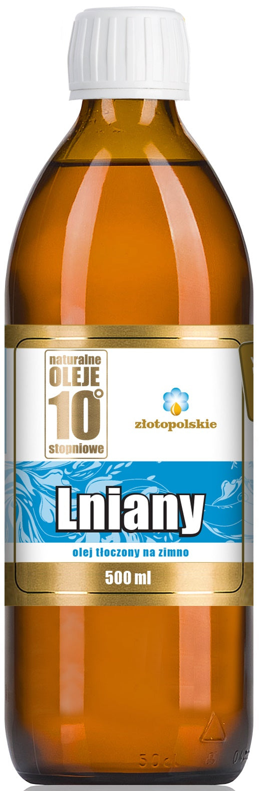 Olej Lniany Tłoczony Na Zimno 500 ml