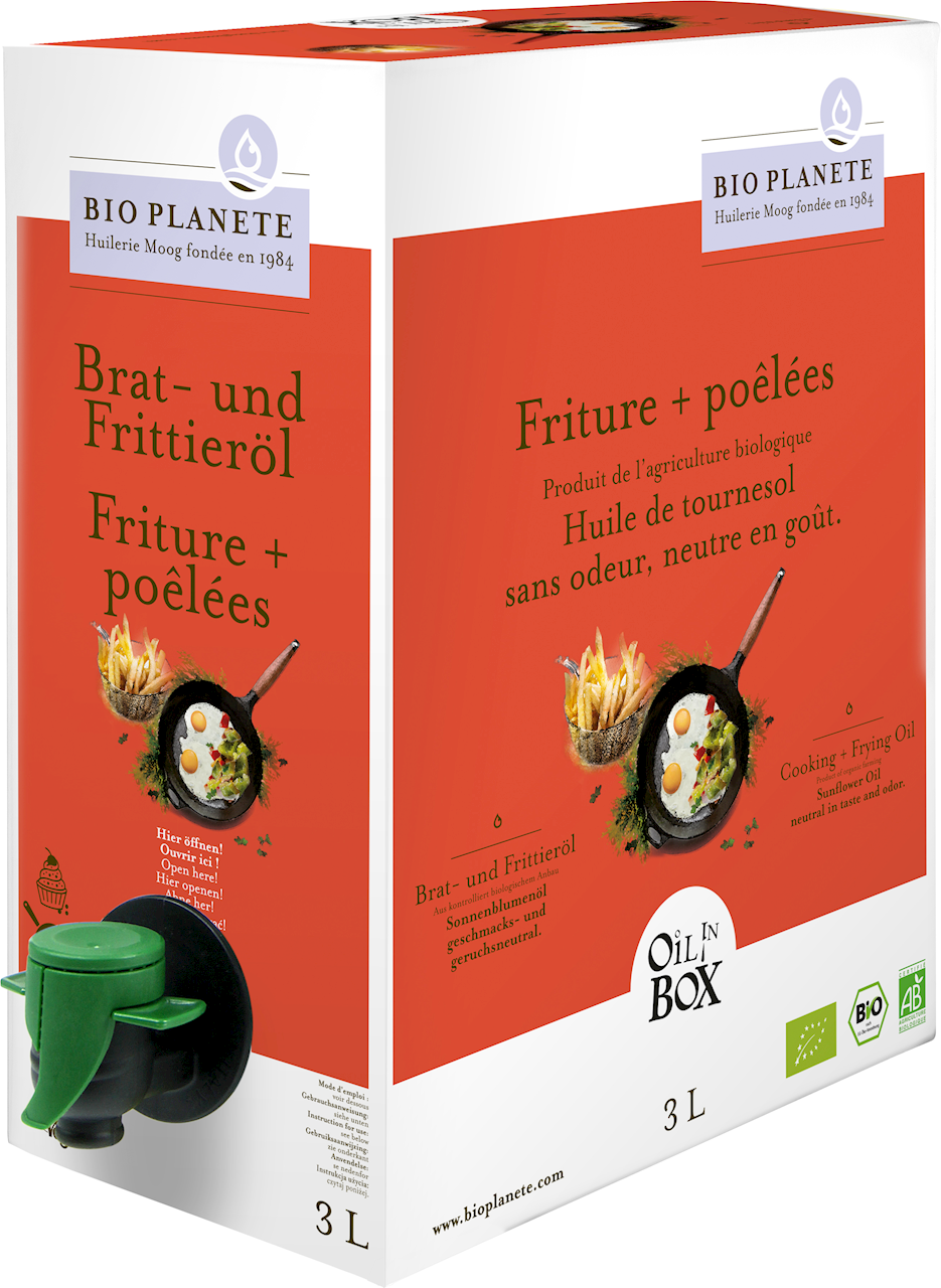 Olej Słonecznikowy Do Gotowania i Smażenia BIO 3 l