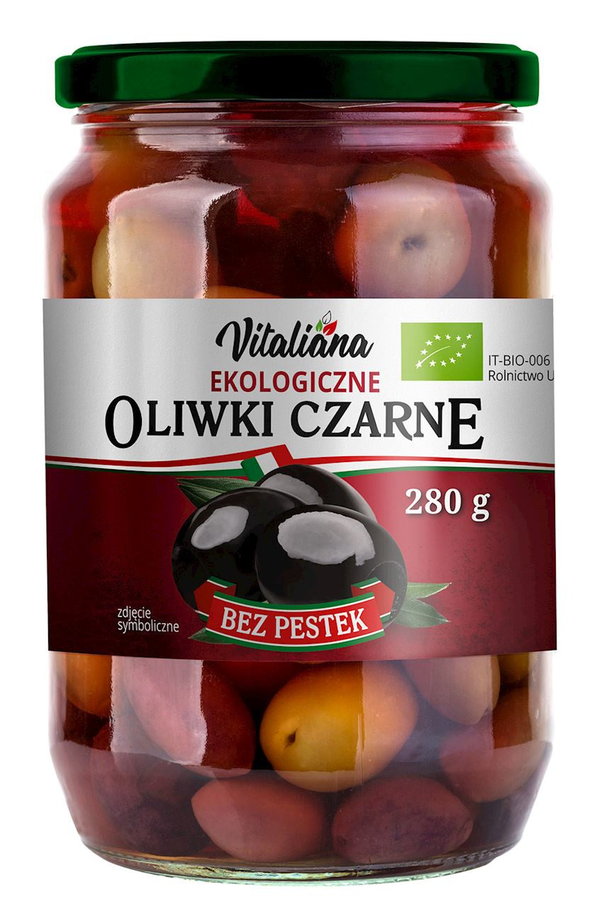 Oliwki Czarne Bez Pestek w Zalewie BIO 280 g () (2 szt x 150 g)