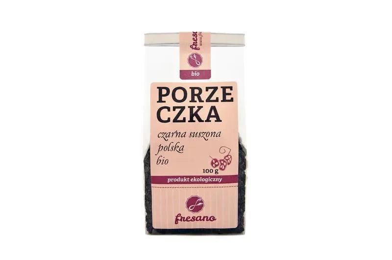 PORZECZKA CZARNA SUSZONA POLSKA BIO (100 g)