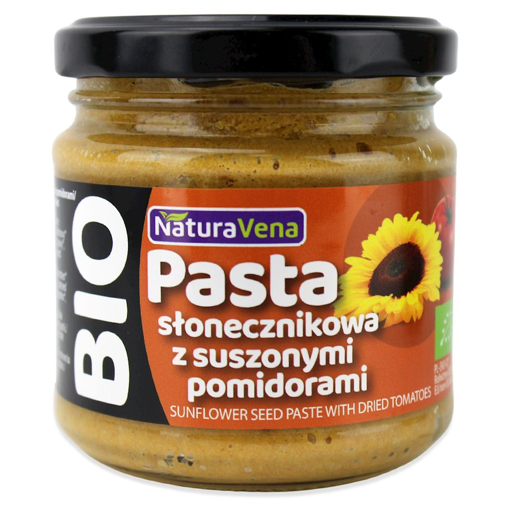 Pasta Słonecznikowa z Suszonymi Pomidorami BIO (6 szt x 185 g)