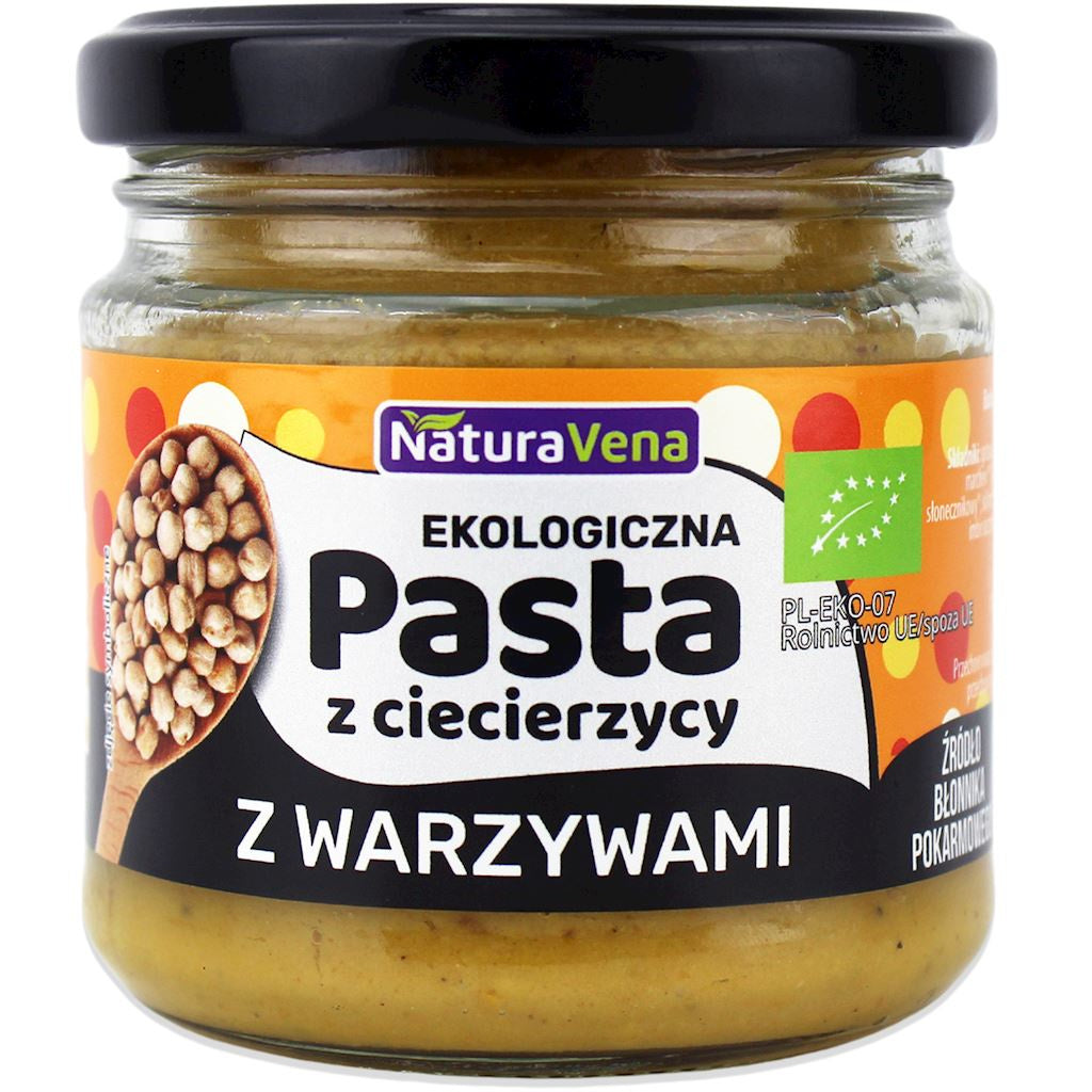Pasta z Ciecierzycy z Warzywami BIO (6 szt x 185 g)