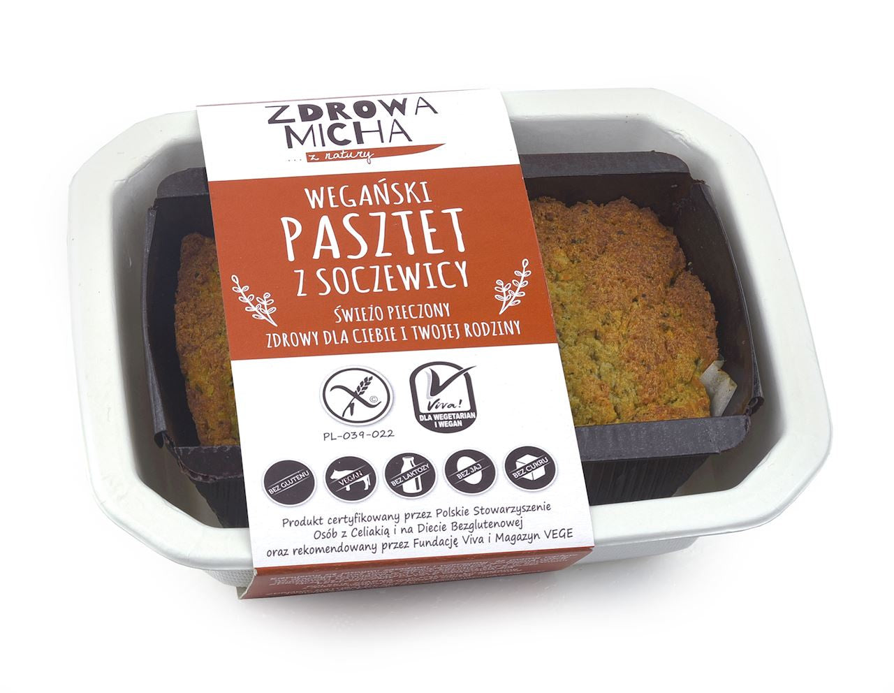 Pasztet Wegański z Soczewicy Bezglutenowy 200 g