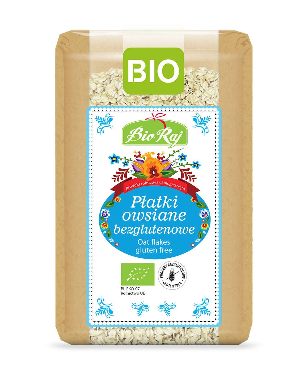 Płatki Owsiane Bezglutenowe BIO (Polska) (6 szt x 350 g)