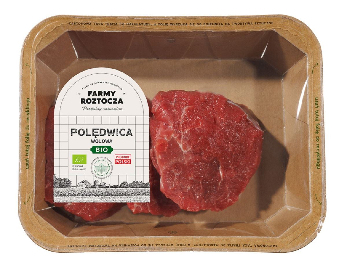 Polędwica Wołowa Krojona Surowa BIO 300 g