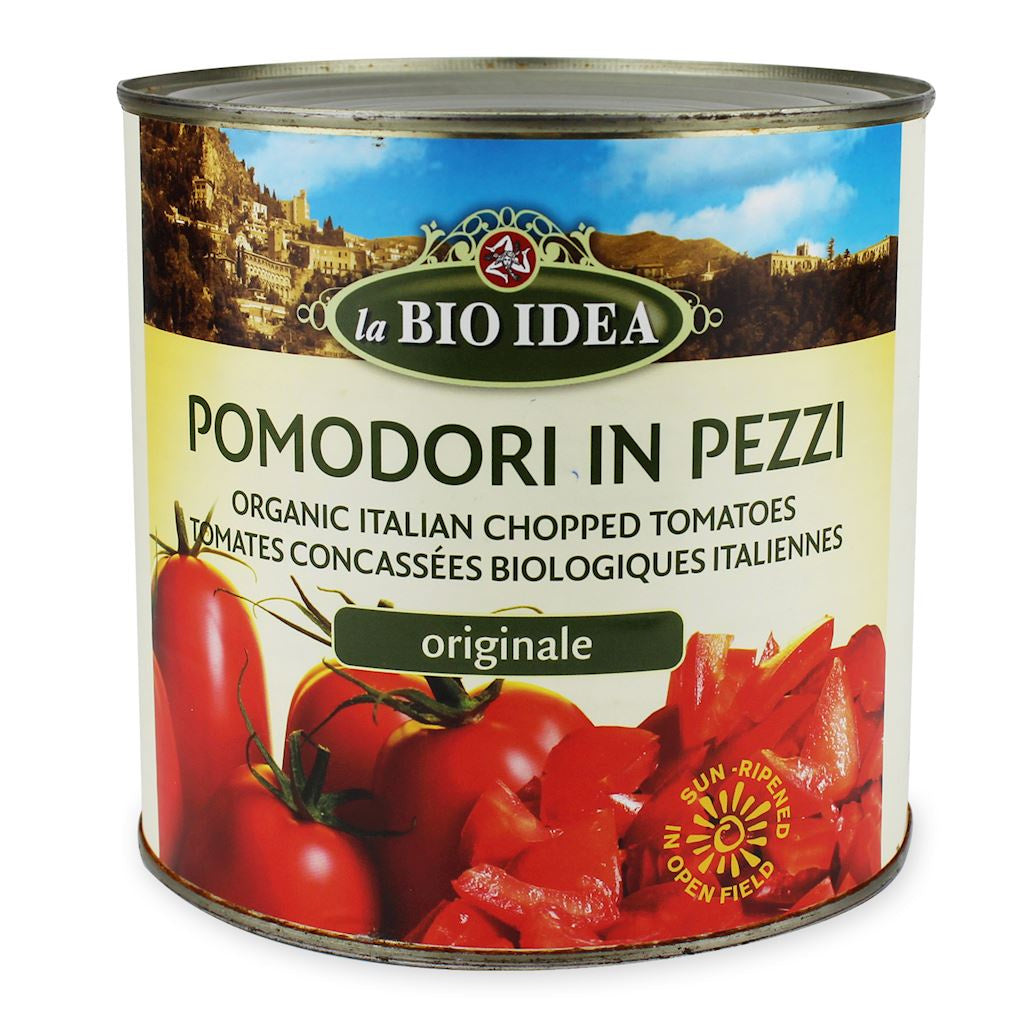 Pomidory Krojone Bez Skóry BIO 2,5 kg