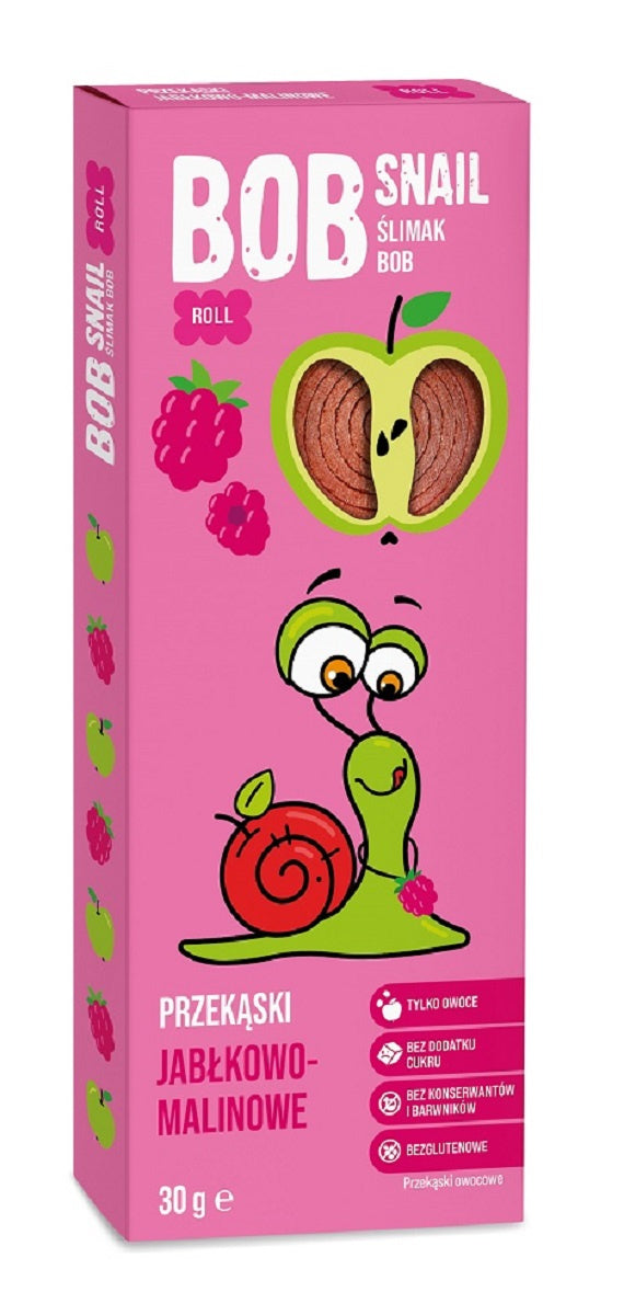 Przekąska Roll Jabłko - Malina Bez Dodatku Cukrów Bezglutenowa (6 szt x 30 g)
