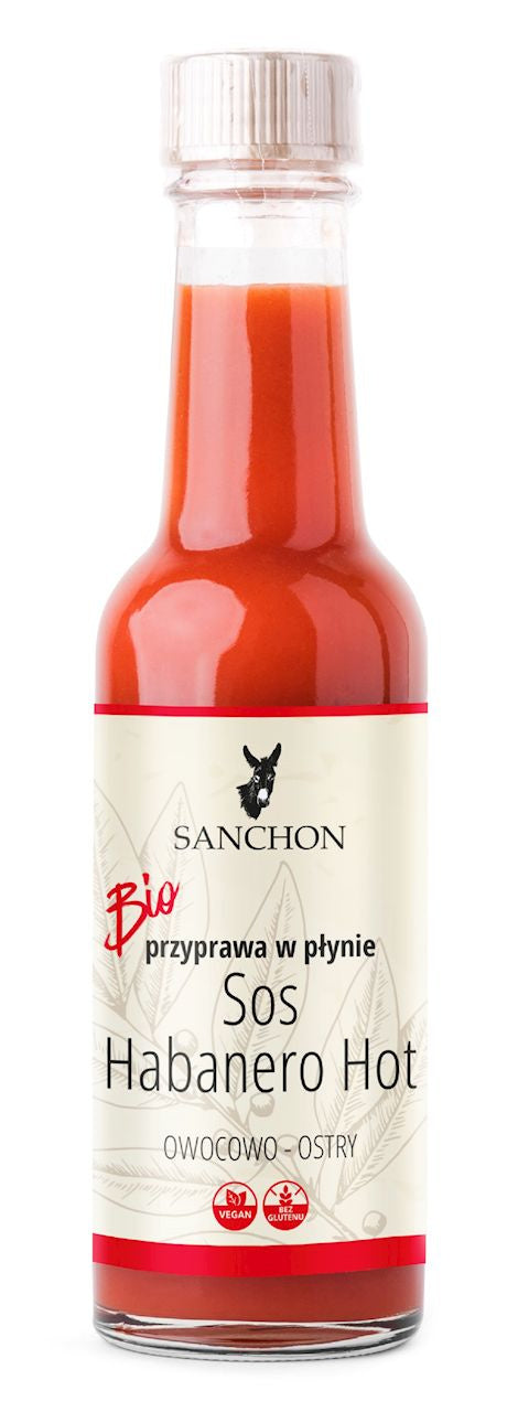 Przyprawa Wegańska w Płynie Habanero Hot Bezglutenowa BIO (2 szt x 140 ml)