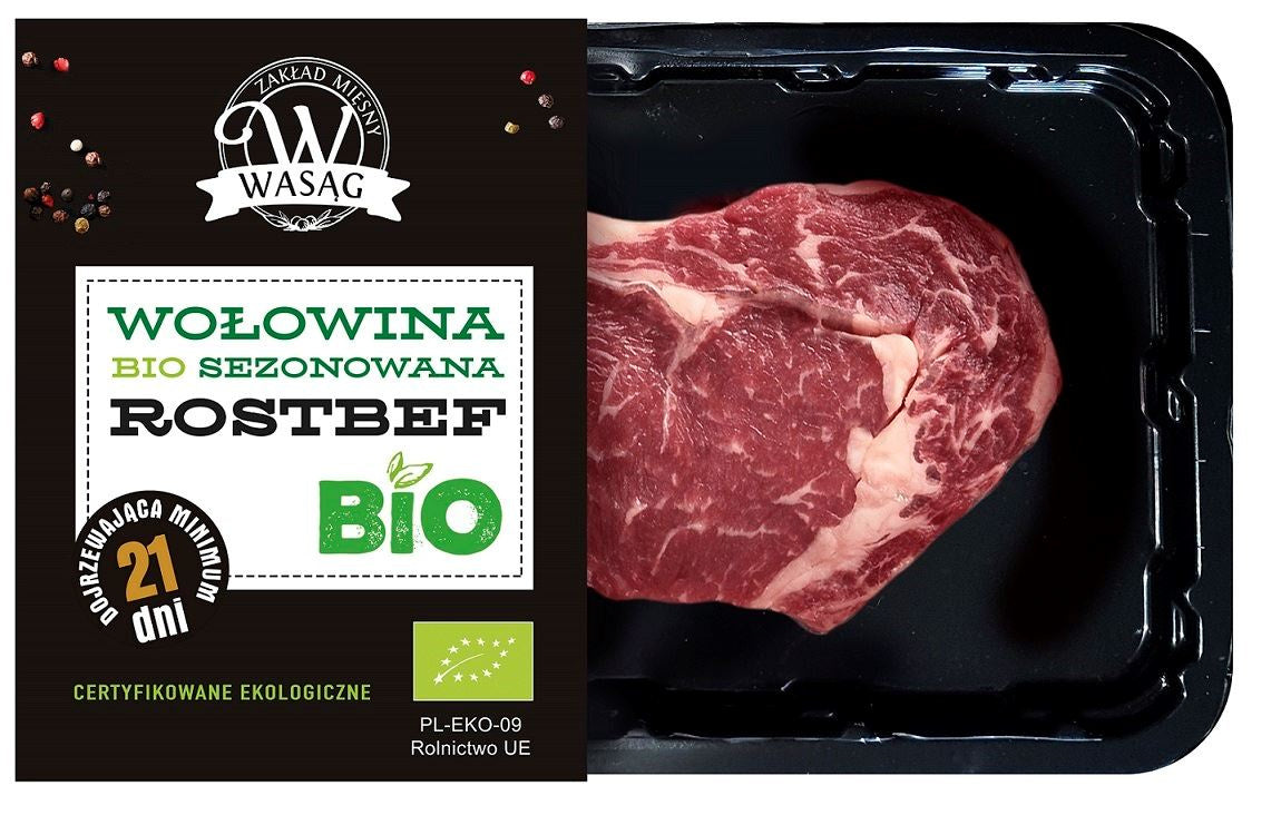 Rostbef Wołowy Sezonowany BIO (Około 0,25 kg)