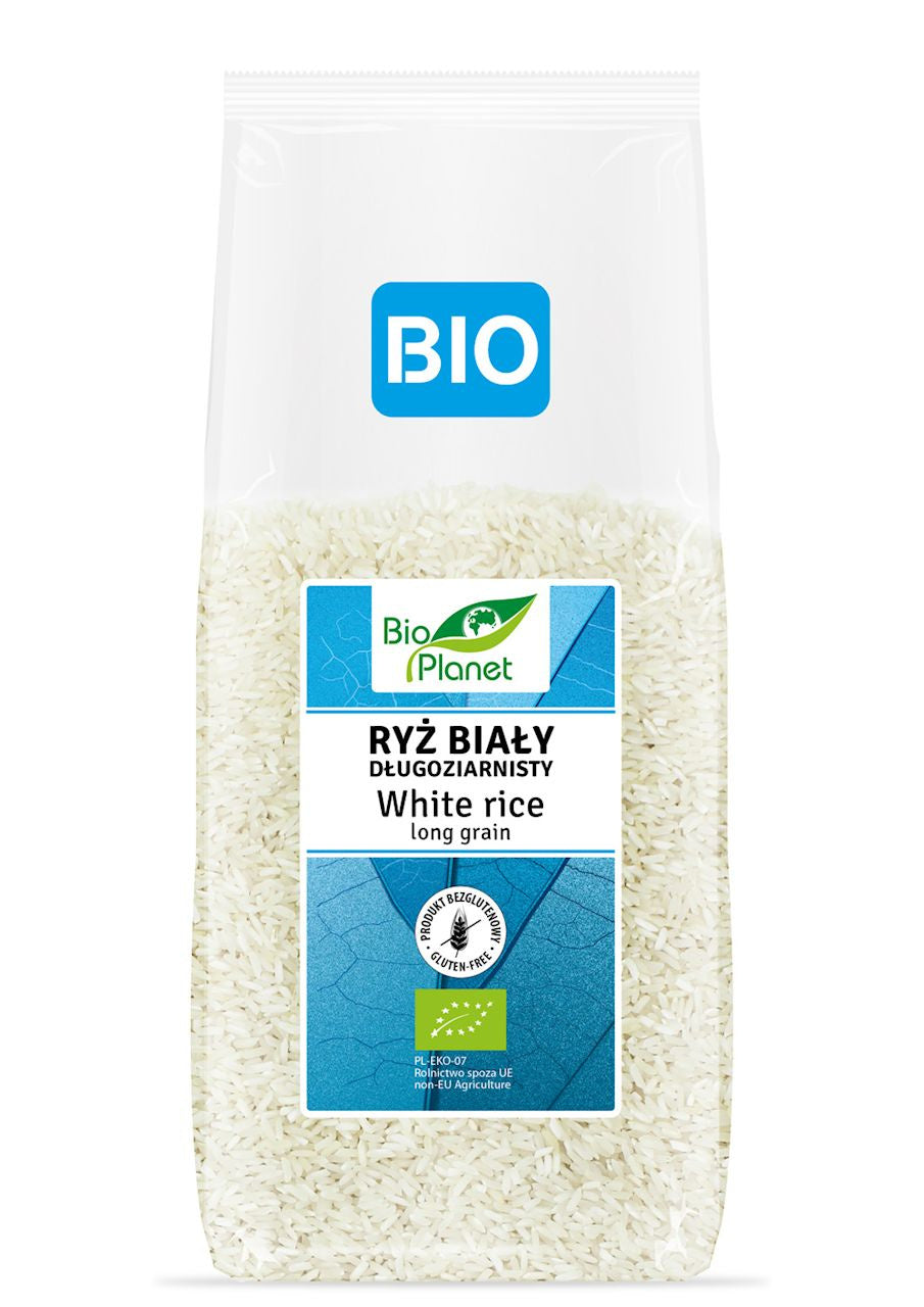 Ryż Biały Długoziarnisty Bezglutenowy BIO (2 szt x 1 kg)