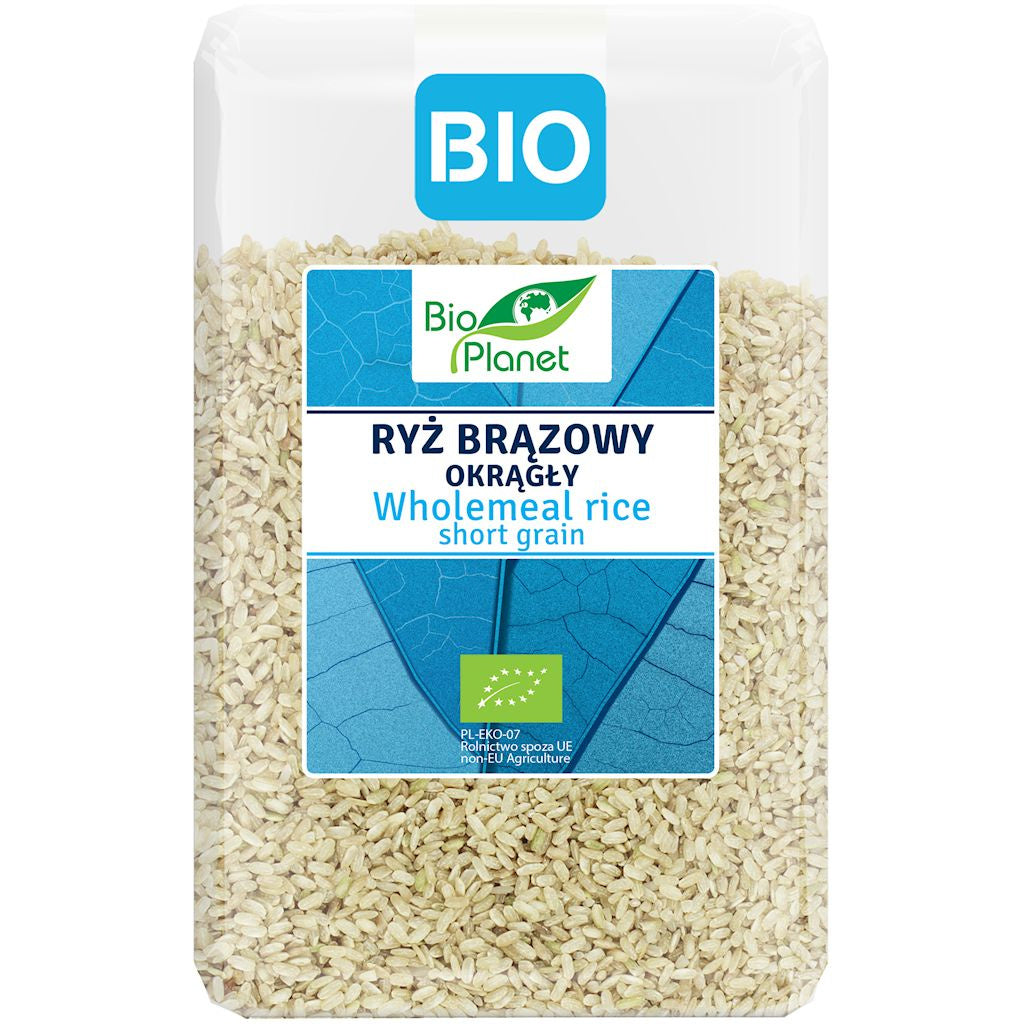 Ryż Brązowy Okrągły BIO 2 kg