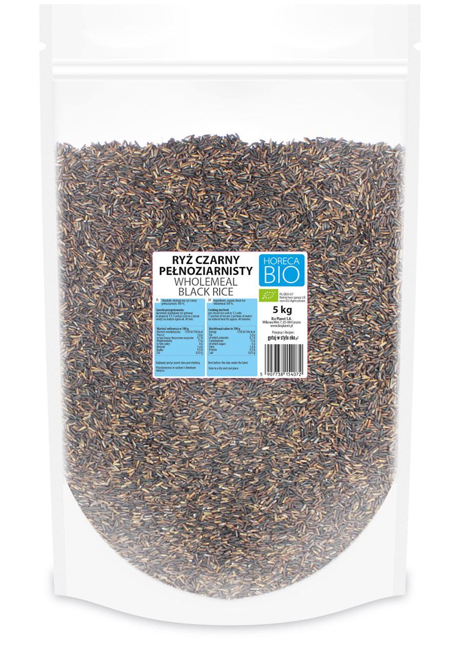 Ryż Czarny Pełnoziarnisty BIO 5 kg