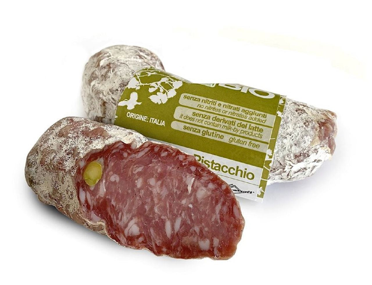 Salami z Pistacją Bezglutenowe BIO 160 g