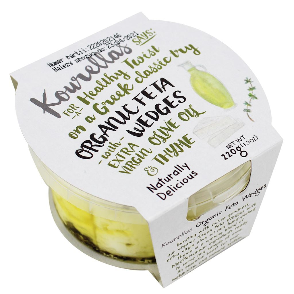 Ser Feta z Tymiankiem w Oliwie z Oliwek BIO 220 g