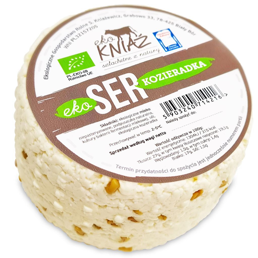 Ser z Kozieradką Świeży BIO (Około 0,35 kg)