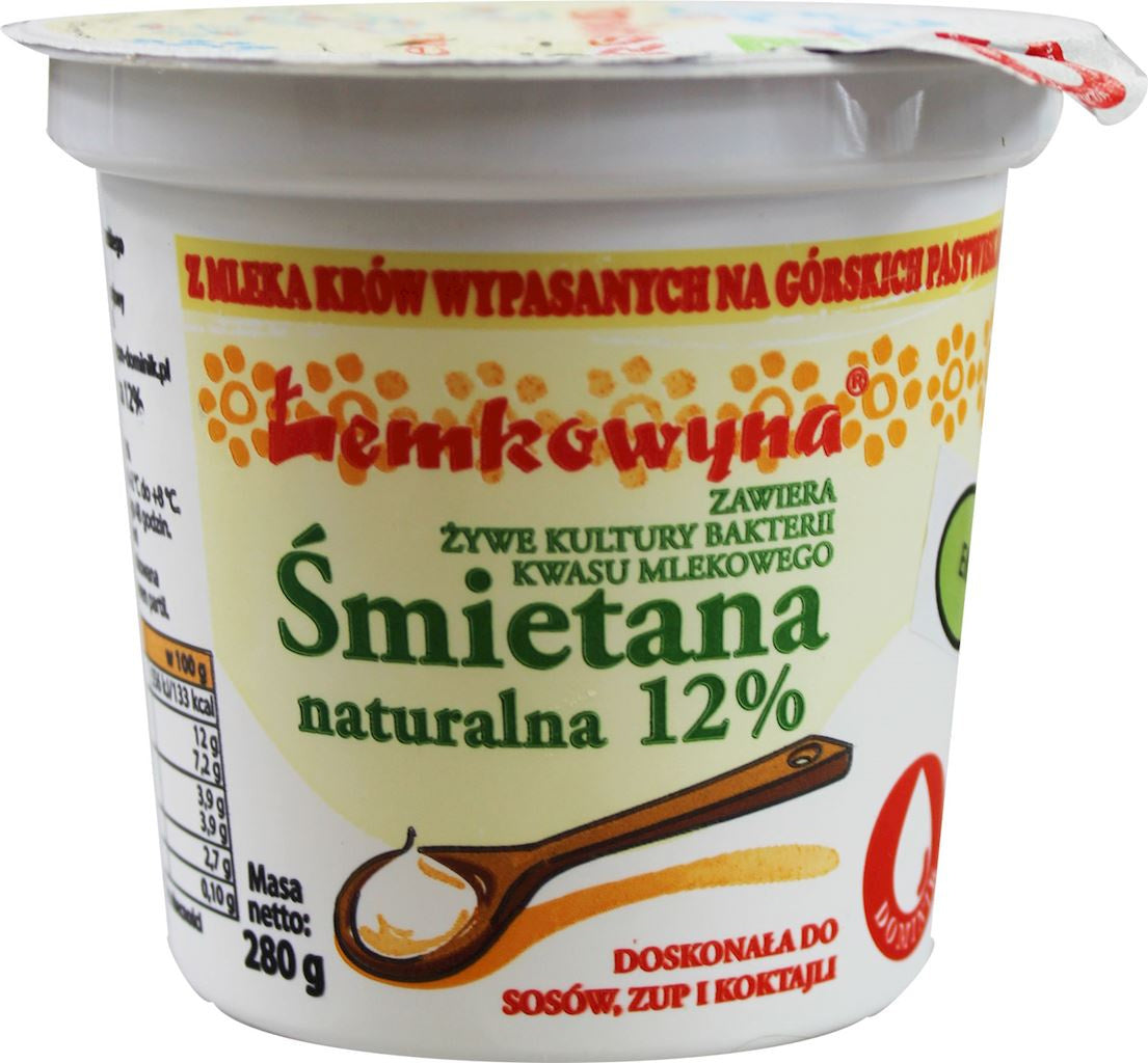 Śmietana 12 % BIO (3 szt x 280 g)