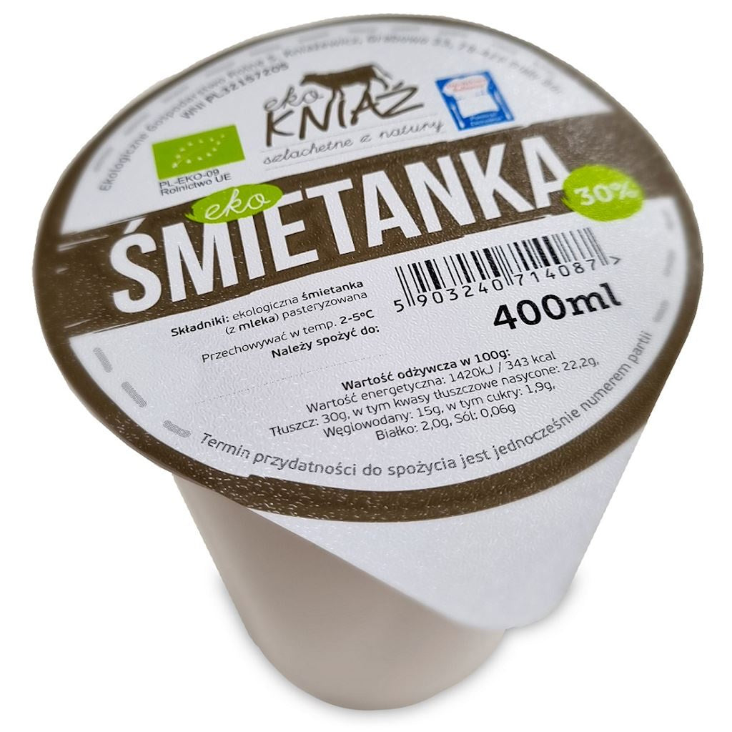 Śmietanka 30 % BIO 400 ml