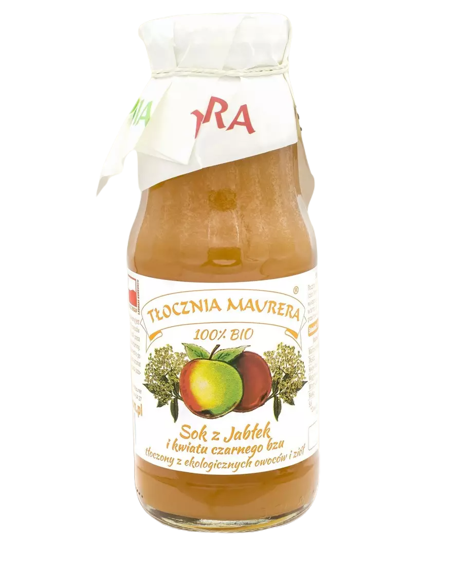 Sok Jabłkowy z Kwiatem Czarnego Bzu Nfc BIO (3 szt x 300 ml)