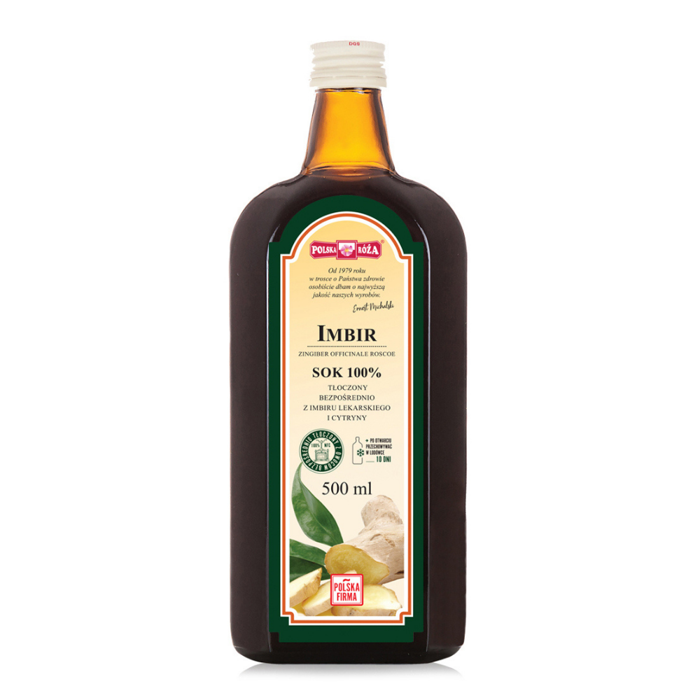 Sok z Imbiru i Cytryny Nfc 500 ml Polska Róża