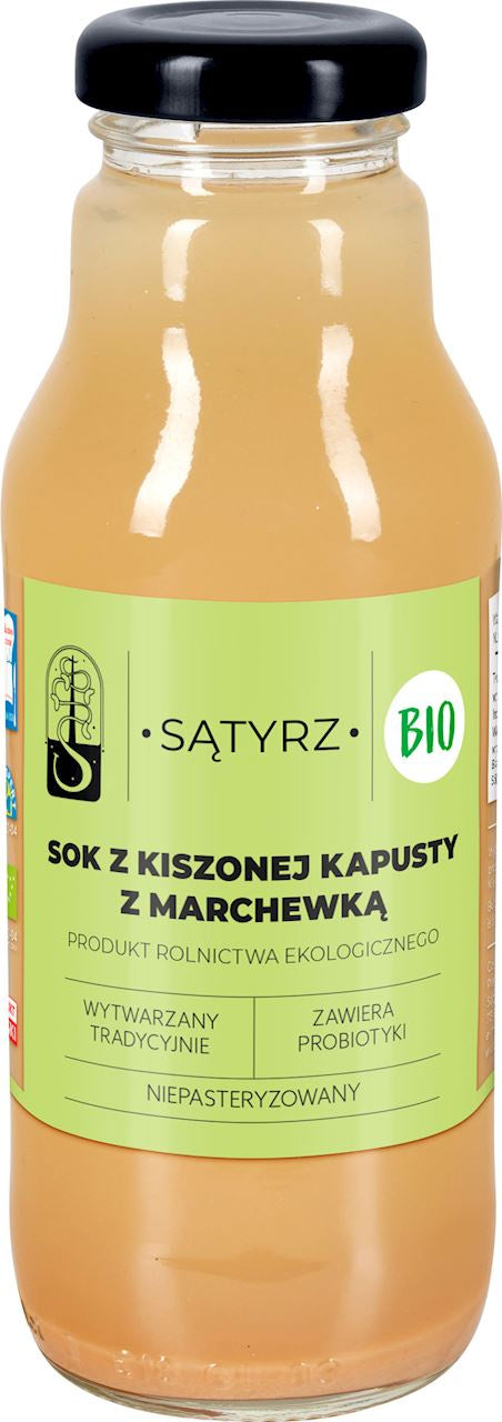 Sok z Kapusty Kiszonej z Marchewką BIO (3 szt x 300 ml)