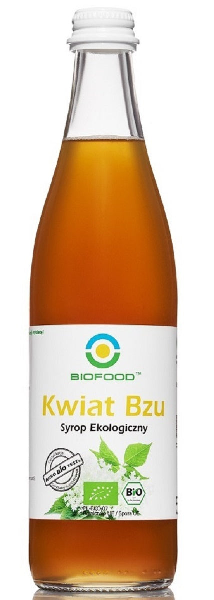 Syrop z Kwiatów Czarnego Bzu Bezglutenowy BIO (3 szt x 500 ml)