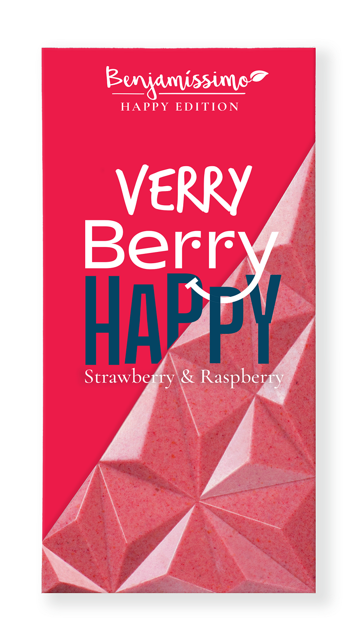 Tabliczka Kakaowa Truskawka - Malina Bezglutenowa BIO 60 g