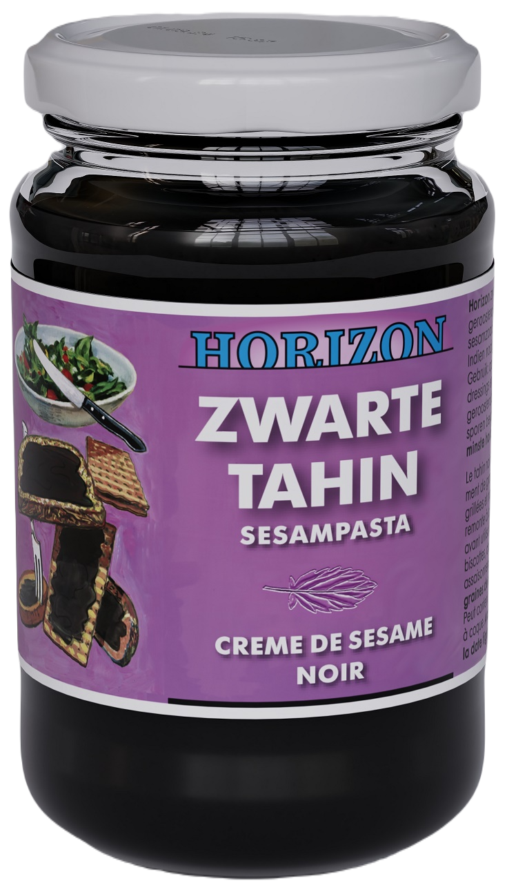 Tahini Czarne (Pasta Sezamowa z Czarnego Sezamu) Bezglutenowe BIO 350 g