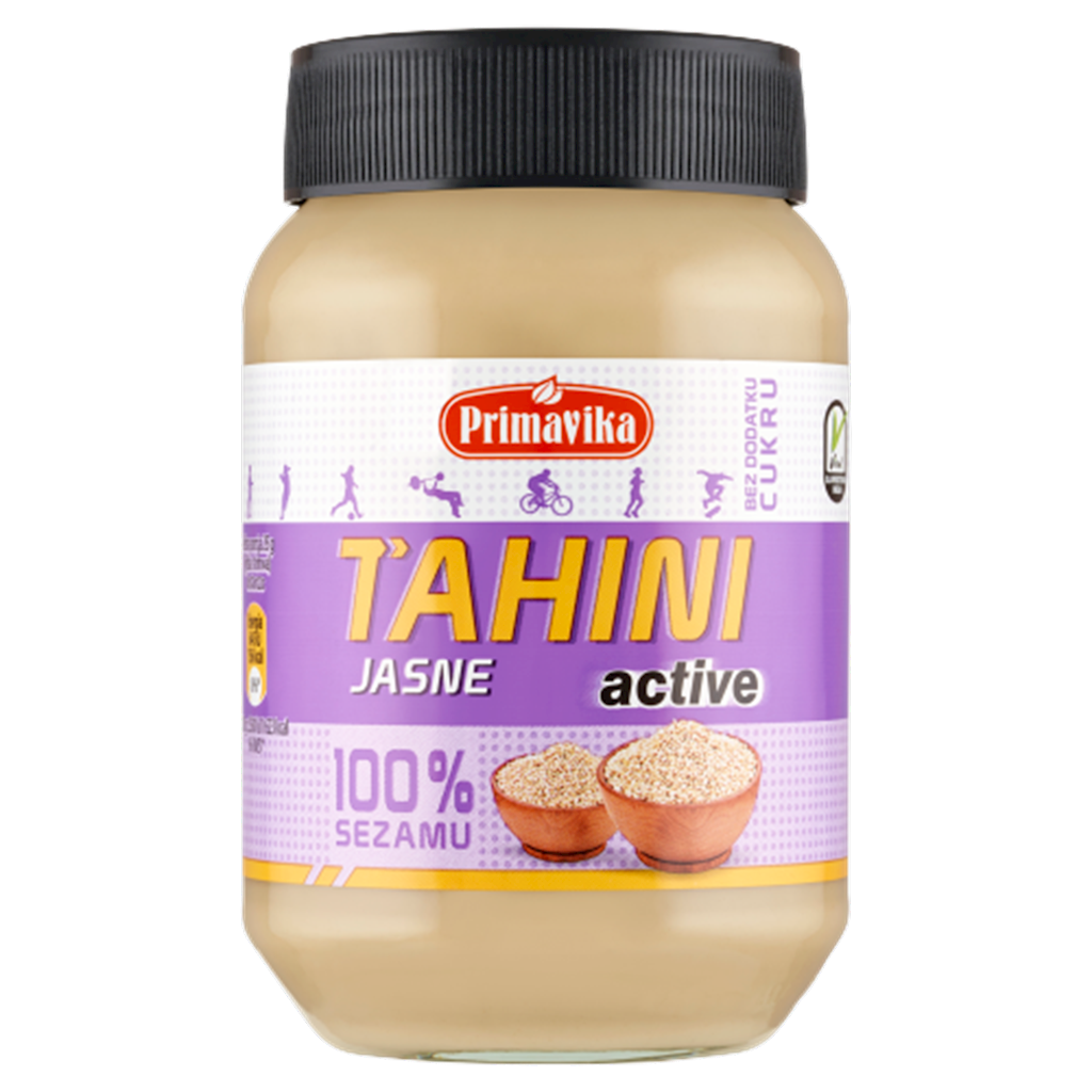 Tahini Jasne Active (Pasta Sezamowa) Bezglutenowe 460 g