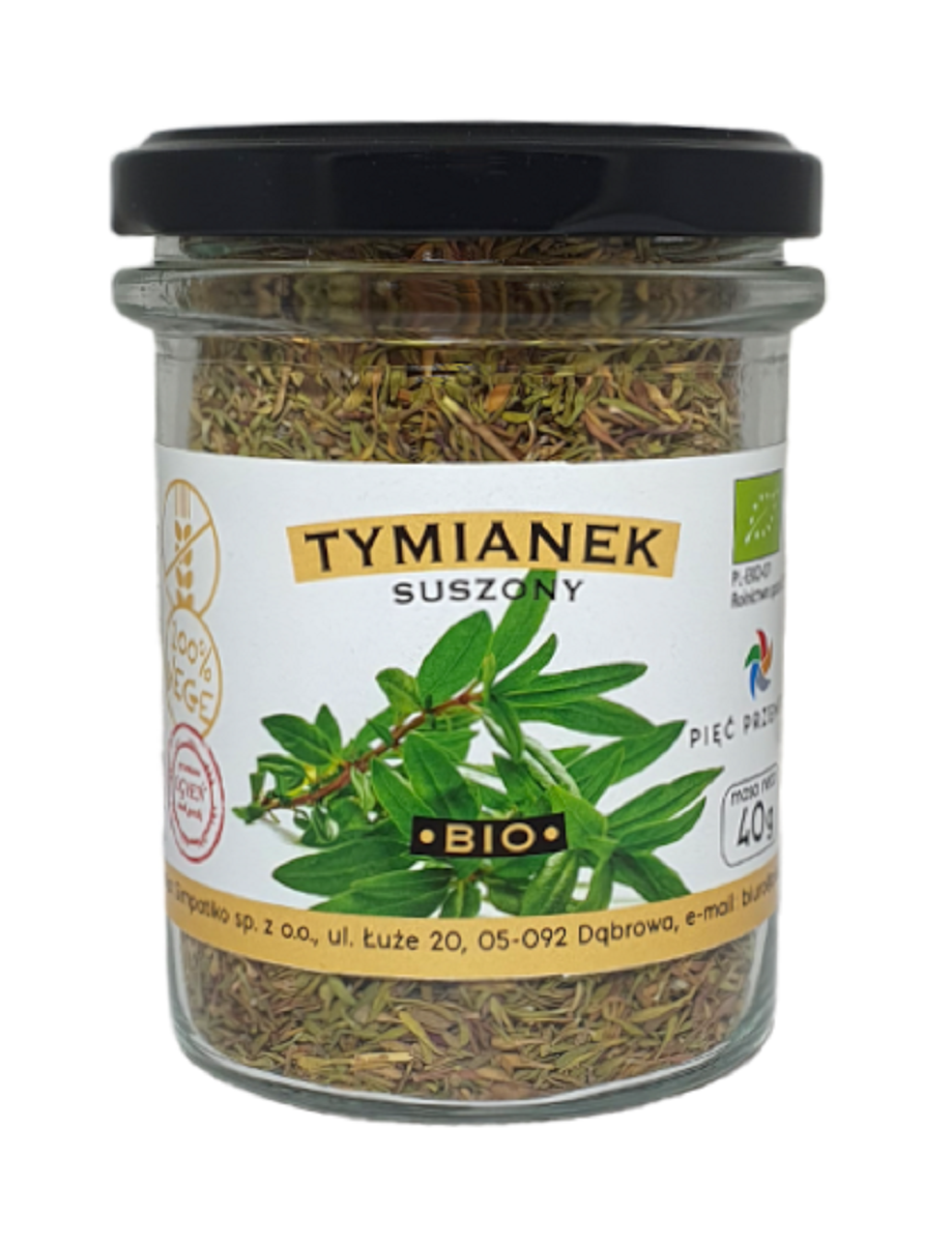 Tymianek Suszony Bezglutenowy BIO (5 szt x 40 g)