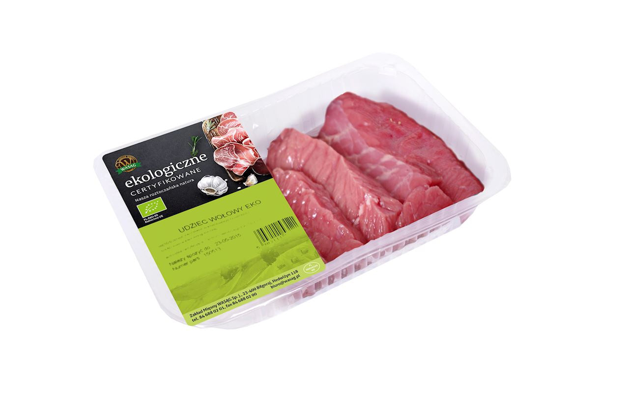 Udziec Bez Kości Wołowy Surowy Krojony BIO (Około 0,35 kg)