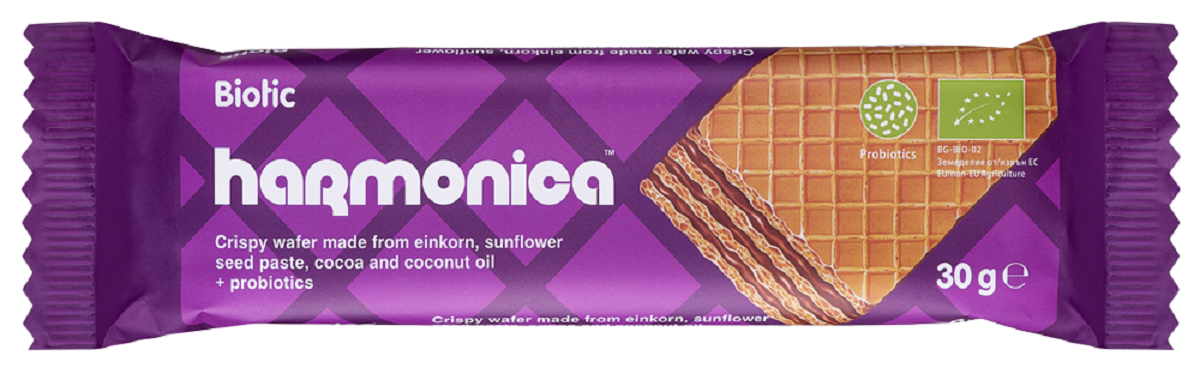 Wafelek z Samopszy z Kremem Mleczno - Kakaowym z Probiotykami BIO (7 szt x 30 g)