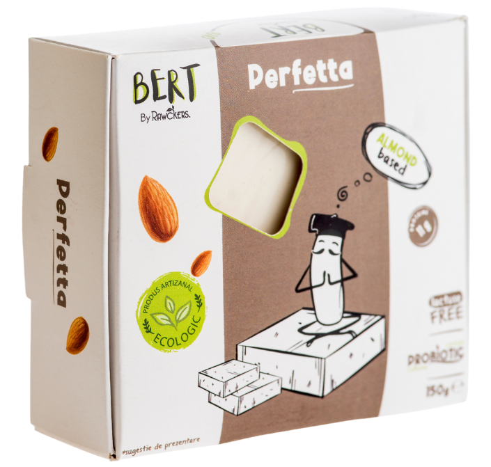 Wegańska Alternatywa Sera Typu Feta z Migdałów i Orzechów Nerkowca BIO 150 g