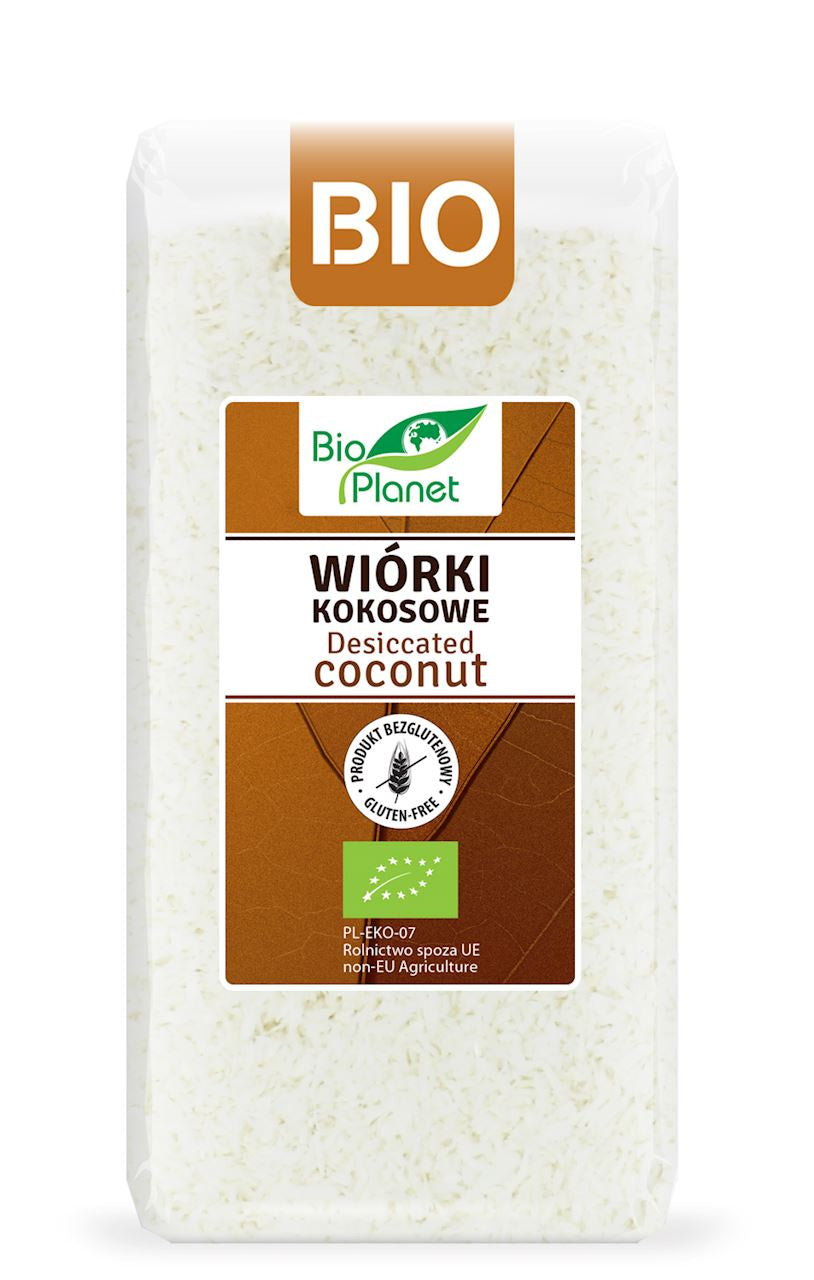Wiórki Kokosowe Bezglutenowe BIO (3 szt x 200 g)