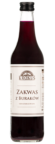 Zakwas z Buraków Niepasteryzowany Bezglutenowy (2 szt x 500 ml)