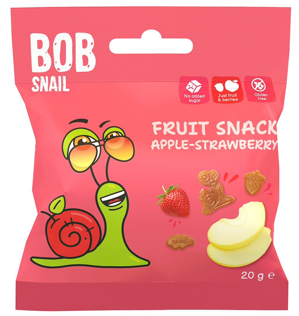 Żelki Jabłko - Truskawka Bez Żelatyny Bezglutenowe (7 szt x 20 g)