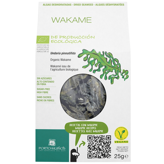 Algi Morskie Suszone - Wakame BIO (3 szt x 25 g)