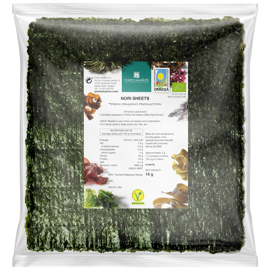 Algi Nori Prażone Do Sushi BIO (2 szt x 15 g)