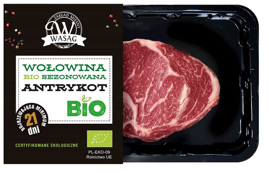 Antrykot Wołowy Sezonowany BIO (Około 0,25 kg)