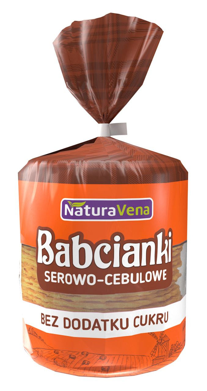 Babcianki Serowo-Cebulowe Bez Dodatku Cukrów (10 szt x 110 g)