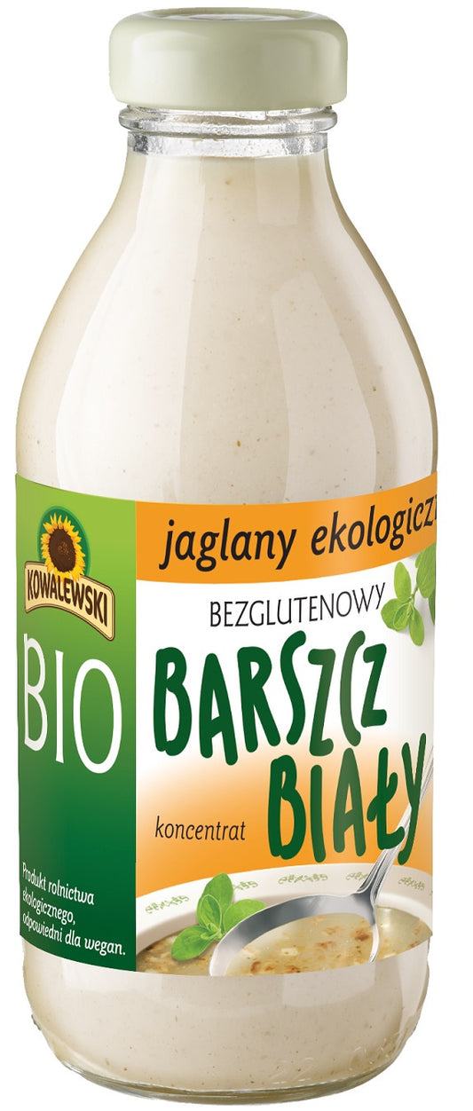 Barszcz Biały Jaglany Bezglutenowy Koncentrat BIO (3 szt x 320 ml)