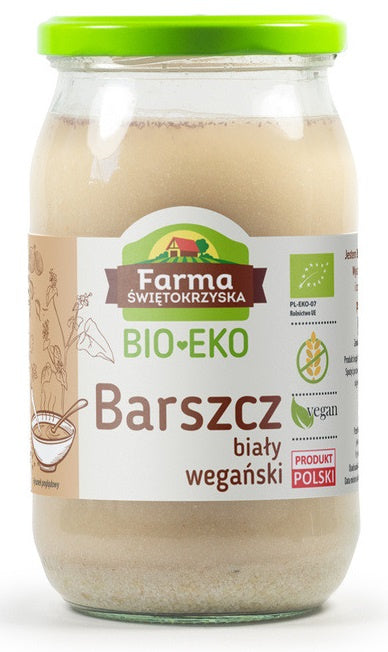 Barszcz Biały Na Zakwasie Gryczanym Bezglutenowy BIO  (Słoik) (2 szt x 720 ml)
