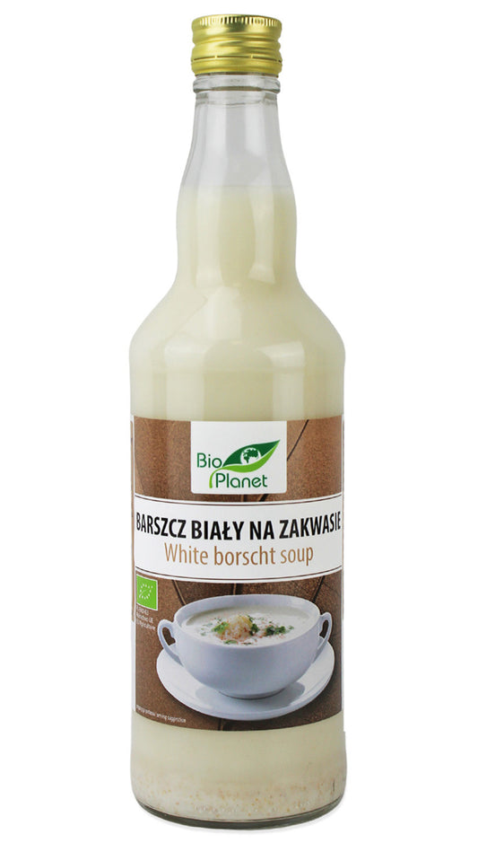 Barszcz Biały Na Zakwasie Niepasteryzowany BIO (3 szt x 500 ml)