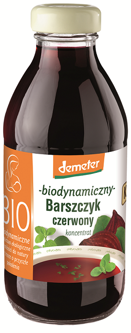Barszcz Czerwony Bezglutenowy Koncentrat Demeter BIO (3 szt x 320 ml)