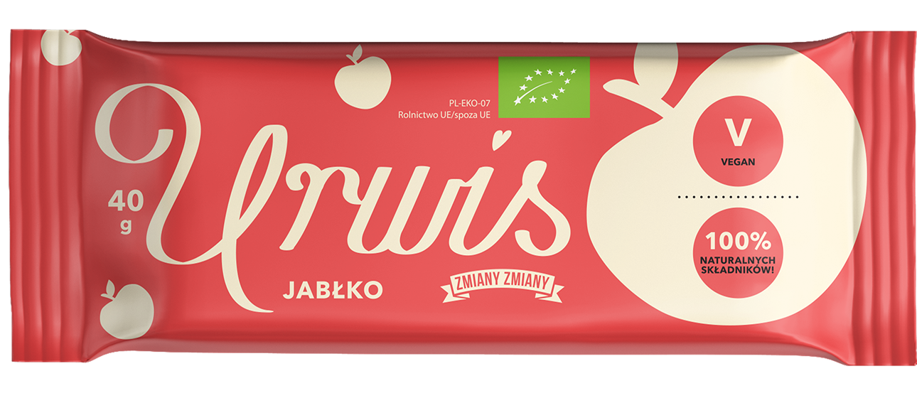 Baton Jabłkowy Urwis Bezglutenowy BIO (5 szt x 40 g)